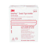 3M-10203 SOLUPREP 2% CHG, 70% ISO ALCOHOL CLEAR SOLUTION SWABSTICKS, BX/50